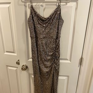 Beautiful beaded evening gown, worn once TTS